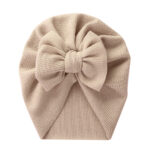 European and American New Baby Pure Color Pullover Hat with Bow Kidsren's Spring & Fall Indian Hat Snake Pattern Baby Boundless Hat - Image 18
