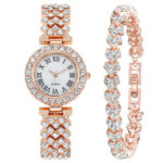 Duoduo Cross-Border Shein Popular Luxury Set Bracelet Watch with Diamonds for Women Five-Piece Gift Box Quartz Watch - Image 45