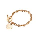 Cross-Border Hot Selling European and American Ins Heart Stainless Steel Jewelry Personalized Versatile Hand Jewelry Ot Buckle Popular Titanium Steel Bracelet for Women - Image 8