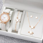New TikTok Popular Women's Watch Fashion Personality Simple Watch Butterfly Digital Belt Watch suit - Image 24