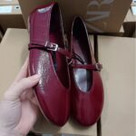 Za Women's Shoes 2025 New Mary Jane Shoes Spring and Autumn New Shallow Mouth Round Toe Slip-On Buckle Shoes - Image 3