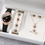 New TikTok Popular Women's Watch Fashion Personality Simple Watch Butterfly Digital Belt Watch suit - Image 38