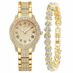 Duoduo Cross-Border Shein Popular Luxury Set Bracelet Watch with Diamonds for Women Five-Piece Gift Box Quartz Watch - Image 41