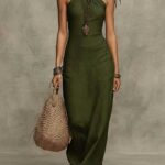 2026 New European and American Cross-Border Amazon Women's Slim-Fit Fashionable and Elegant Sleeveless Halter Neck Dress - Image 3