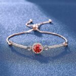 Cross-Border Popular Imitation Moissanite Square Bag Four-Leaf Clover Bracelet for Girls Light Luxury High-End Adjustable Bracelet Wholesale - Image 17