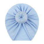 New European and American Baby Pullover Hat, Cute Pure Color Donut Kidsren's Hat, Summer Thin Baby Fetal Cap - Image 9