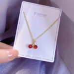 Titanium steel non-fading design necklace women non-fading summer clavicle chain simple versatile pendant fashion jewelry wholesale - Image 20