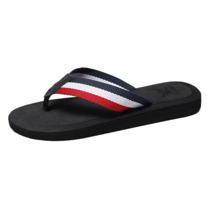 Men's Flip-Flops for Summer Outdoor Wear, Men's Thong Sandals, Beach Soft-Soled Trendy Casual Non-Slip Stylish Men's Sandals