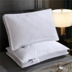 60-Count Pure Cotton Pillow Core for Hotel and Home Use, Single Cotton Pillow for Neck Protection, Washable Sleep Pillow, Wholesale Neck Protection Pillow