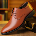 Men's Leather Shoes Spring and Autumn New Style Men's Business Formal Casual Leather Shoes British Style Office Youth Groom Wedding Shoes - Image 7