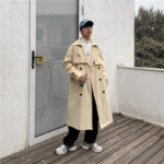 Jacket Men's Autumn and Winter 2024 New Windbreaker Men's Mid-Length Korean Style Trendyy Handsome British Style Top Jacket Trendy - Image 4