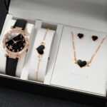New TikTok Popular Women's Watch Fashion Personality Simple Watch Butterfly Digital Belt Watch suit - Image 11