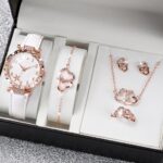 New TikTok Popular Women's Watch Fashion Personality Simple Watch Butterfly Digital Belt Watch suit - Image 14