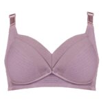 Nursing underwear pure cotton push up anti-sagging pregnant women bra postpartum nursing clothing spring and summer thin plus size front open