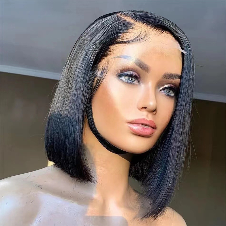 O1CN01xb1l4s2NMhTdYEKT2_2217489979949-0-cib Front Lace Wig Vietnam Bone Straight Bob Human Hair Wigs Bob Short Hair - Image 1