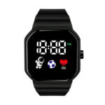 Cross-border Hot Selling C3-12 Spaceman LED Electronic Watch Square Digital Sports Student Key Electronic Watch - Image 5