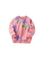Cross-Border Malwee Autumn Kidsren's Clothing Sweatshirt Autumn and Winter New European and American Kidsren's Casual Round Neck Long-Sleeved Girls' Clothing - Image 5