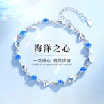 Cross-Border Popular Imitation Moissanite Square Bag Four-Leaf Clover Bracelet for Girls Light Luxury High-End Adjustable Bracelet Wholesale - Image 31