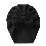 European and American New Baby Pure Color Pullover Hat with Bow Kidsren's Spring & Fall Indian Hat Snake Pattern Baby Boundless Hat - Image 7