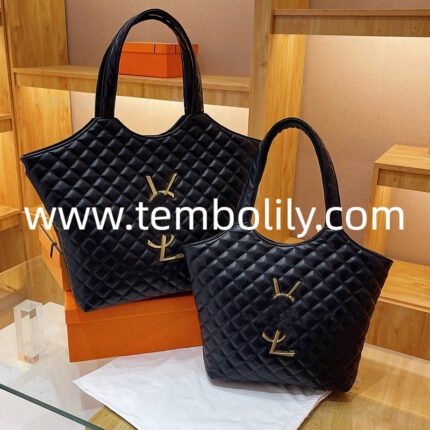 2025 New Fashion Rhomboid Women's Bag Large Capacity Mother and Mother Tote Bag Comfortable Portable Triangle Bag Shoulder Shopping Bag