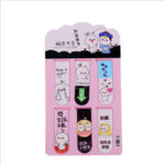 Spot Cute Cartoon Magnetic Bookmarks Advertising Bookmarks Book Holders Anime Paper Book Page Markers Folded Soft Magnetic Book Holders - Image 5